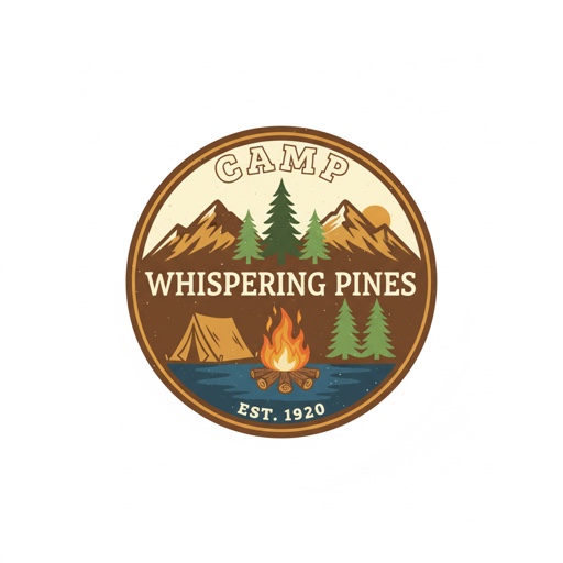 Camp Whispering Pines logo